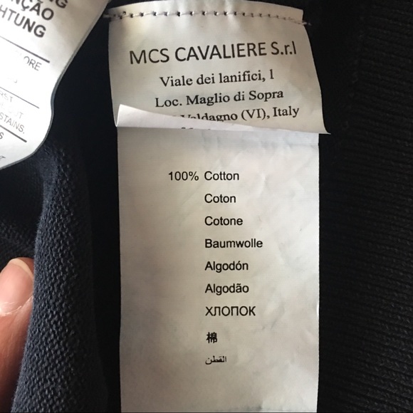 MCS Apparel zip up sweater 100% cotton XL, Black - Picture 4 of 8